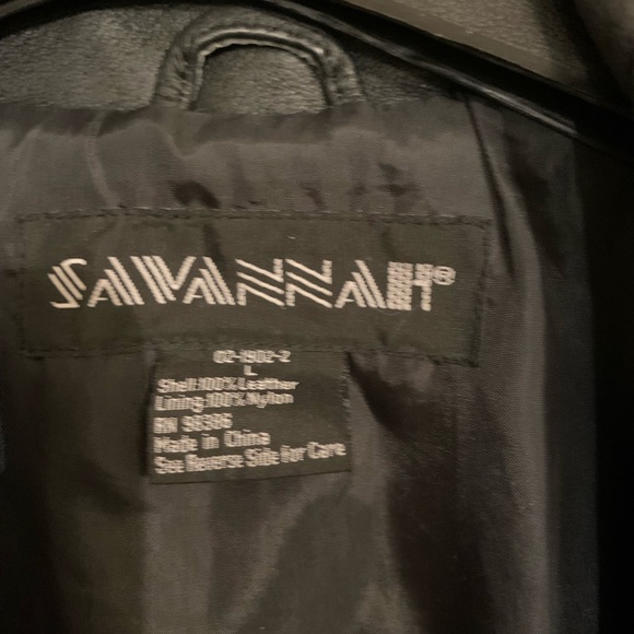 Leather coat size L - Picture 7 of 9